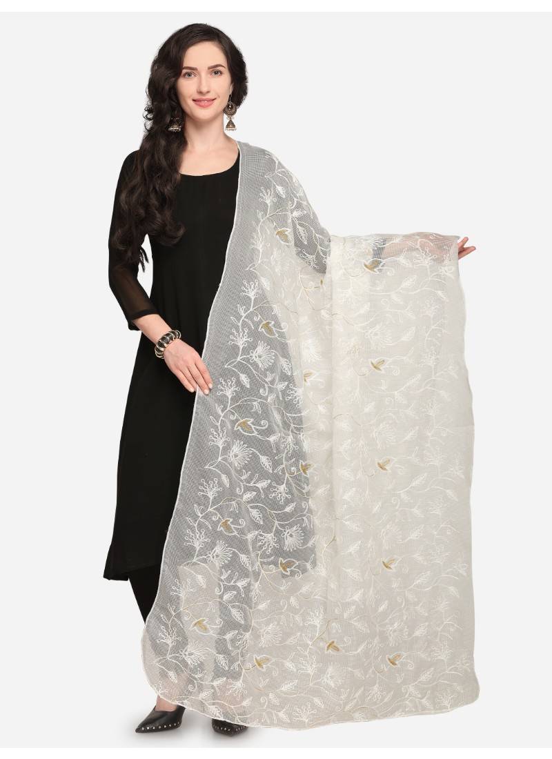 4 Latest Designs Of Net Dupatta With Simple Kurti